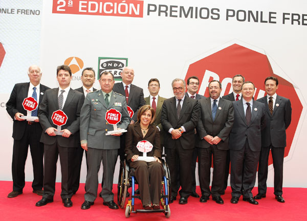 Todos los galardonados en la II edición de los Premios Ponle Freno